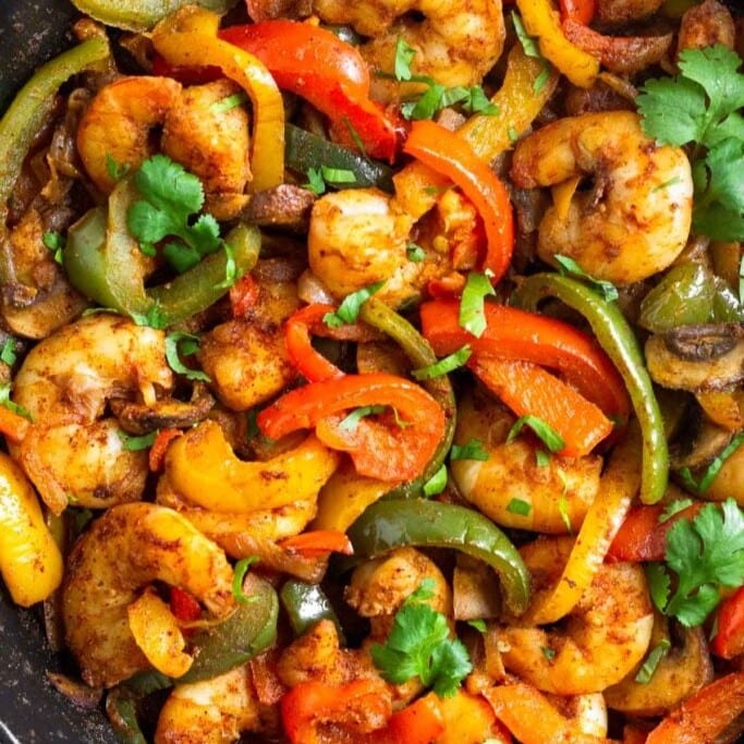 Shrimp Fajitas.