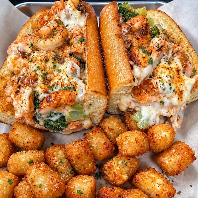 Seafood Cheesesteak.