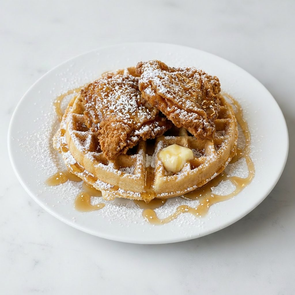 What the Cluck & Waffles.