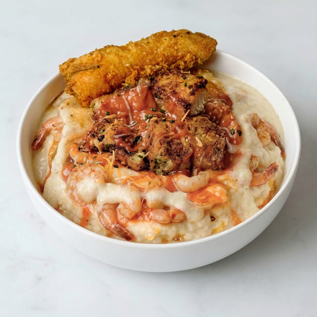 Seafood Grits.
