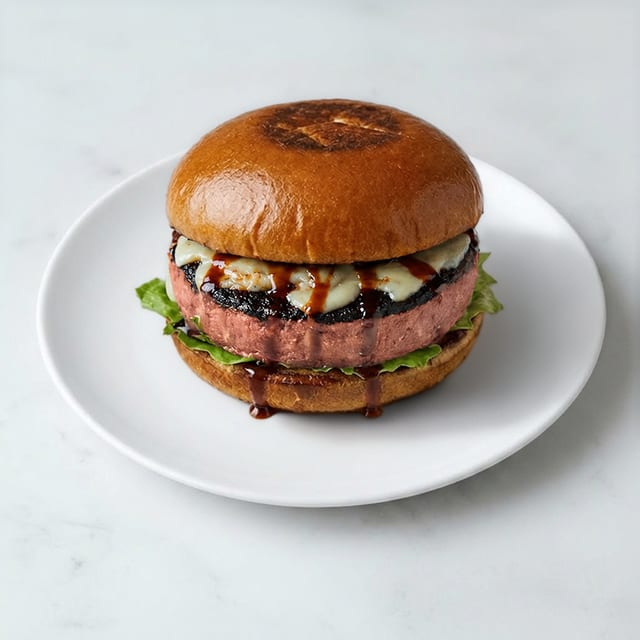 Vibin Vegan Burger.